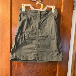 L.L. Bean Cargo/Utility Skirt - Grey Skirt